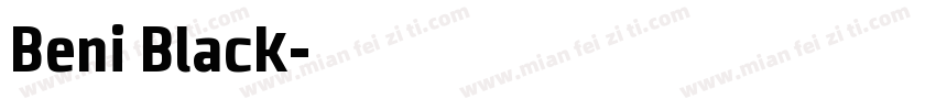 Beni Black字体转换
